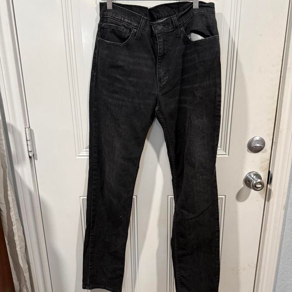 Levi-s Men's Black and Grey Jeans